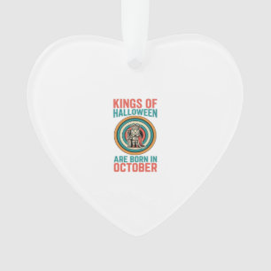 Könige des Halloween-Oktober-Geburtstags-Vintage-S Ornament