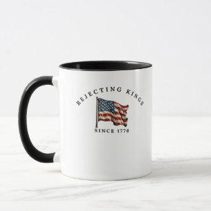 Könige seit 1776 ablehnen, amerikanischer Stil Tasse
