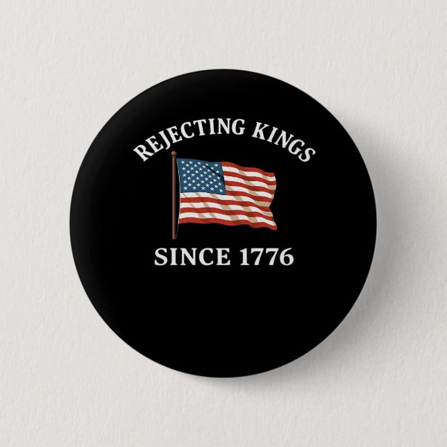 Könige seit 1776 ablehnen Essential Style Button (Vorderseite)