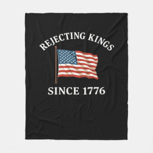 Könige seit 1776 ablehnen Essential Style Fleecedecke