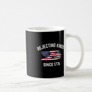 Könige seit 1776 ablehnen Patriotenflagge der USA Kaffeetasse