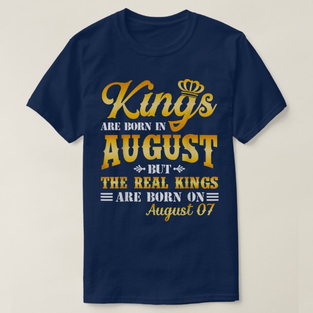Könige sind Geboren, auch die echten Könige sind a T-Shirt (Design vorne)