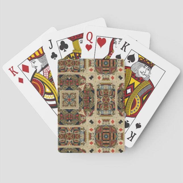 Könige u. Queens-Spielkarten Spielkarten (Rückseite)