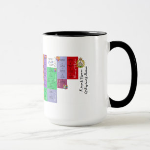 Könige u. Queens von England u. von Großbritanni Tasse