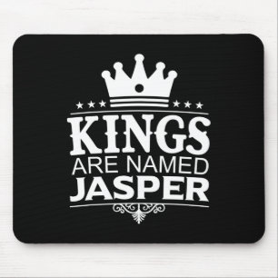 Könige werden Jasper Funny Personalisierter Name J Mousepad