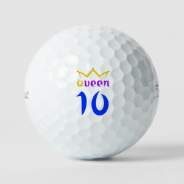 Königin 10 golfball