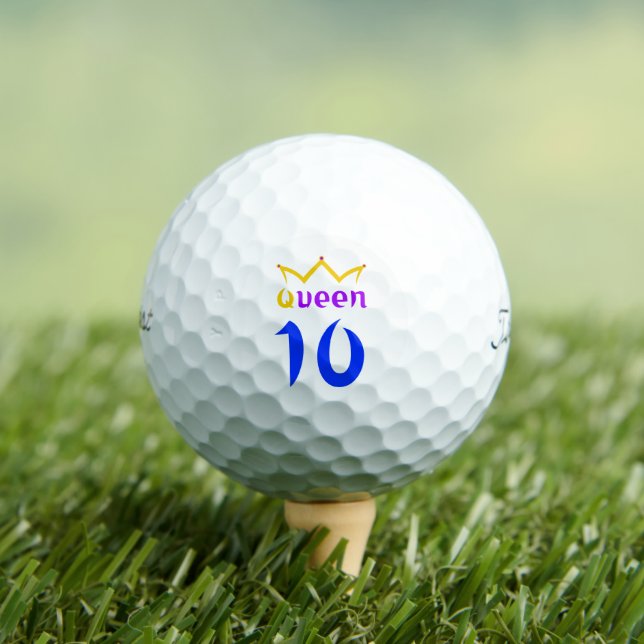 Königin 10 golfball (Insitu T-Shirt)