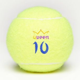 Königin 10 tennisbälle