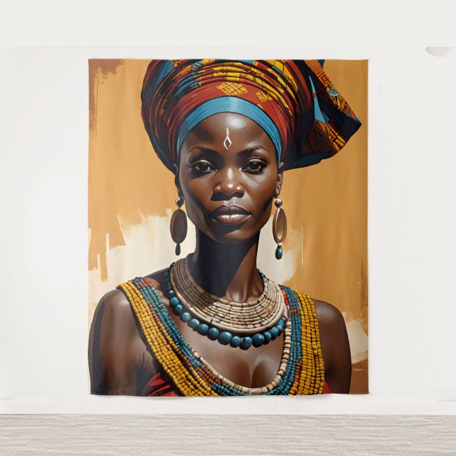 Königin 1 wandteppich (Vorderseite)