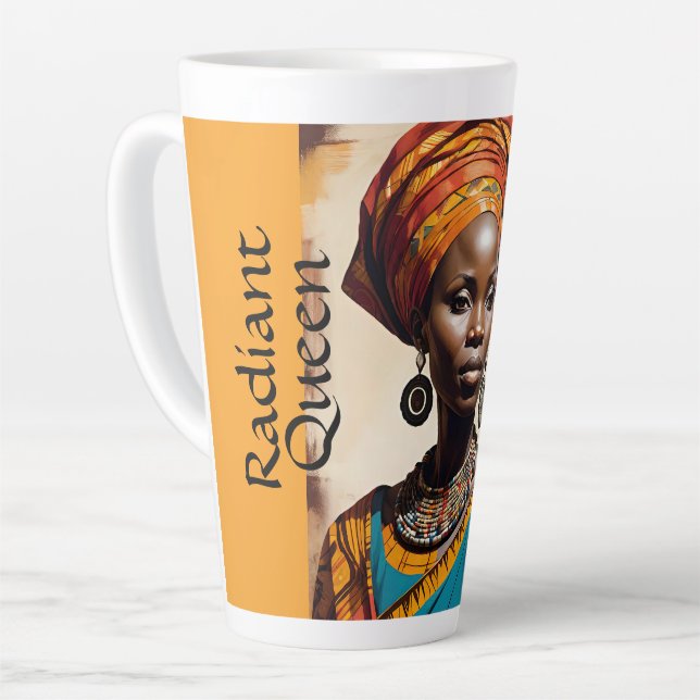 Königin 2 Latte Tasse (Linke Ecke)