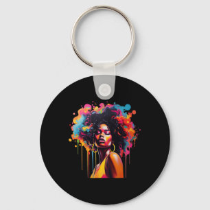Königin Afro Melanin treibt die Juneteste Afrikani Schlüsselanhänger