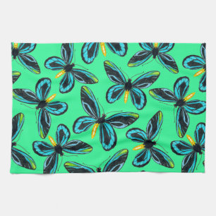 Königin Alexandras Vogelschmetterlingsmuster Geschirrtuch