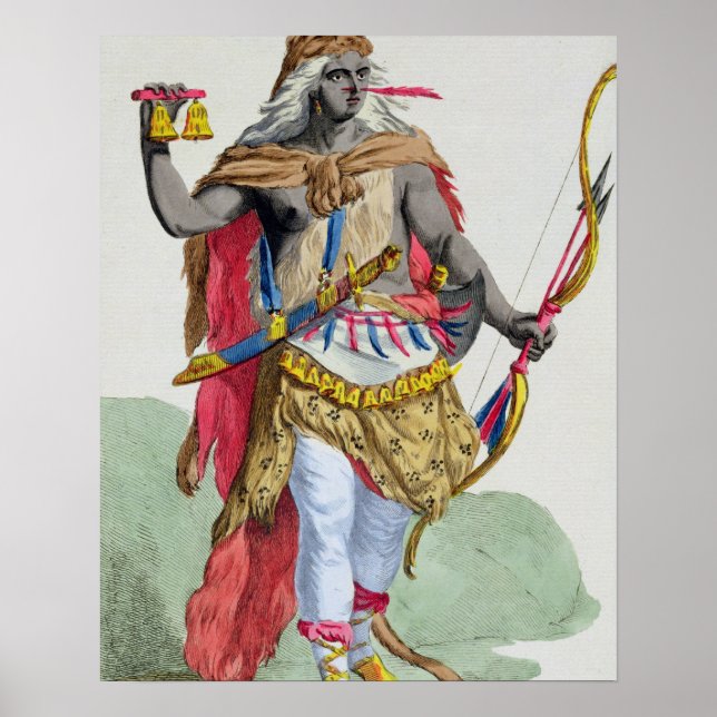 Königin Anna Nzinga (1583-1663), von "Receuil des  Poster (Vorne)