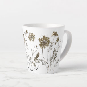 Königin Anne auf einer kleinen Latte-Tasse Milchtasse