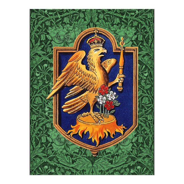 Königin Anne Boleyn Royal Falcon Abzeichen Fotodruck (Vorne)