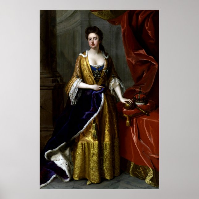 Königin Anne von Großbritannien und Irland Poster (Vorne)