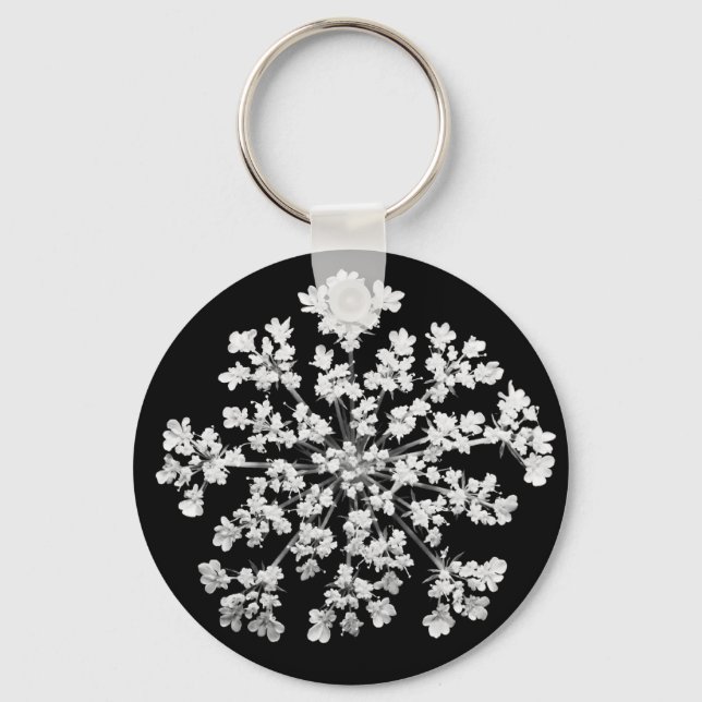 Königin Anne's Lace Schlüsselanhänger (Vorderseite)