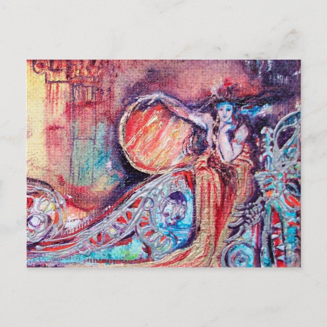 KÖNIGIN ARCADIA Fantasy Postkarte (Vorderseite)