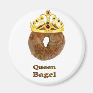 Königin-Bagel Magnet
