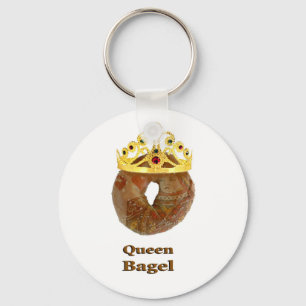 Königin-Bagel Schlüsselanhänger