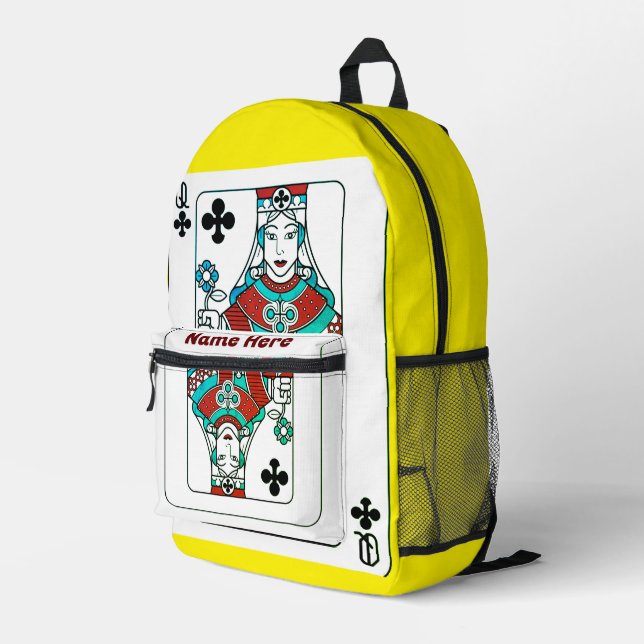 Königin Bedruckter Rucksack (Rückseitige Ecke Rechts)