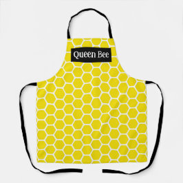 Königin Bee gelb Schürze