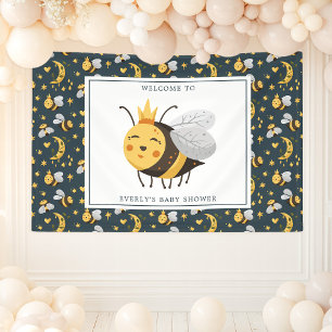 Königin Biene Honigbiene Süße Babyparty Banner
