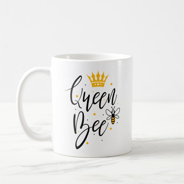 Königin Biene  Kaffeetasse (Links)