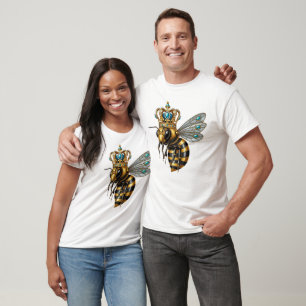 Königin Biene Krone Frauen Männer Mädchen Honig Bi T-Shirt