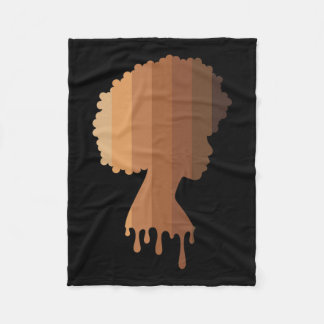 Königin Black Women Black History Monat Blm Junete Fleecedecke