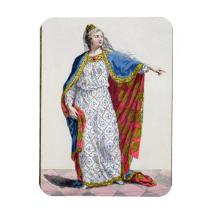 Königin Blanche de Castile (1185/88-1252) von Magnet