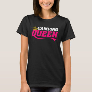 Königin Caravan Camping Motorhome Frauen Camper T-Shirt