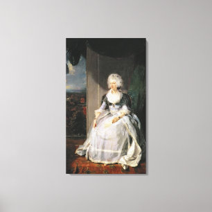 Königin Charlotte, 1789-90, Ehefrau von George III Leinwanddruck