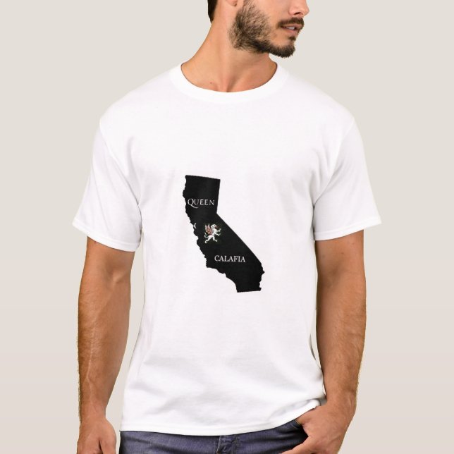 Königin Clafia _Kalifornien-Entwurfs-Shirt T-Shirt (Vorderseite)
