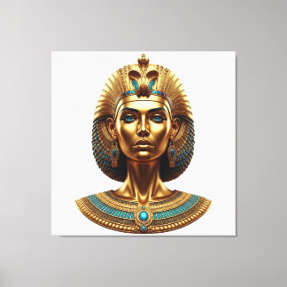 Königin Cleopatra – Goldene pharaonische Leinwand