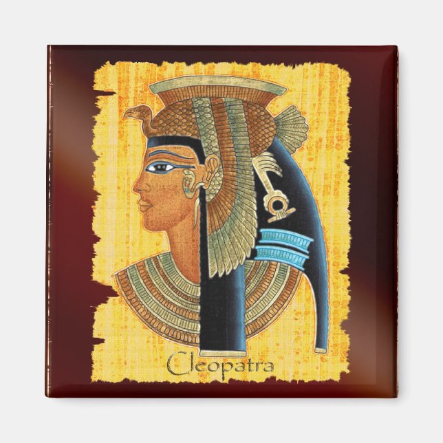 Königin Cleopatra Magnet für ägyptische Geschichte (Vorne)