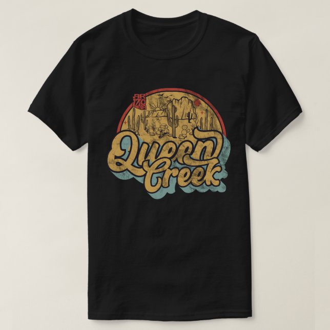 Königin Creek, Arizona T - Shirt (Design vorne)