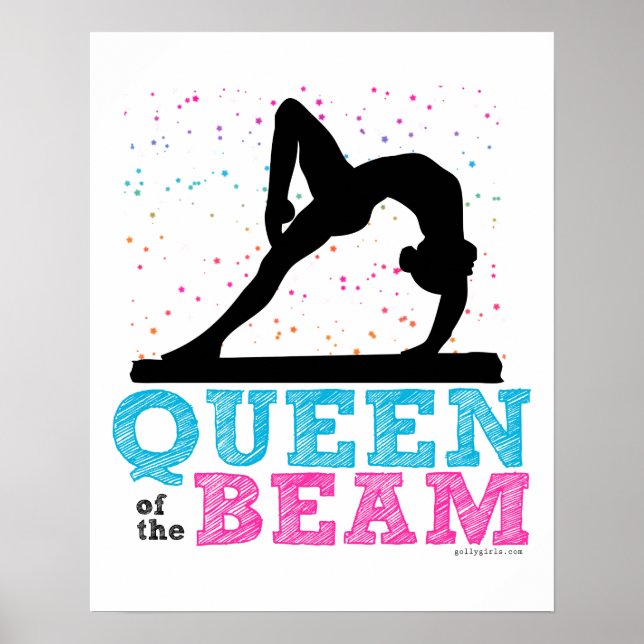 Königin der Beam Gymnastik von Golly Girls Poster (Vorne)