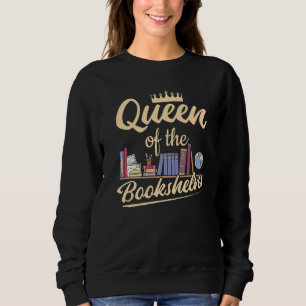 Königin der Bibliotheken Buch Reading li Sweatshirt