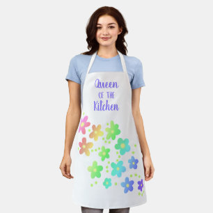 Königin der Blume Kitchen Rainbow Schürze