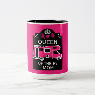 Königin der Camper RV Zweifarbige Tasse