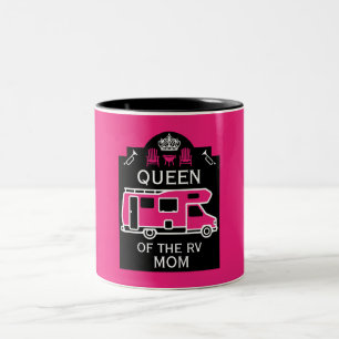 Königin der Camper RV Zweifarbige Tasse