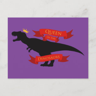 Königin der Dinosaurier Postkarte