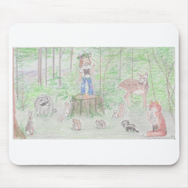 Königin der Eichhörnchen Mousepad (Vorne)