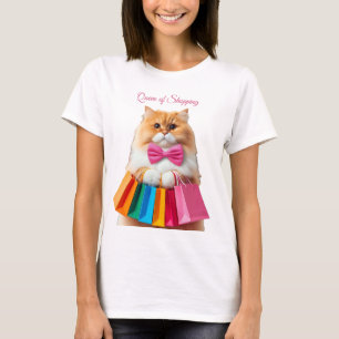Königin der Einkaufskatze T-Shirt