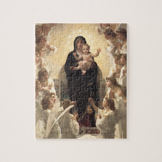 Königin der Engel Regina Angelorum von Bouguereau (Vertikal)