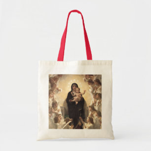 Königin der Engel Regina Angelorum von Bouguereau Tragetasche
