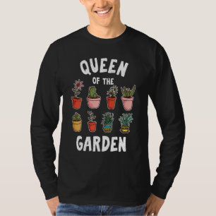 Königin der Garten Funny Pflanze Lady Florist Gard T-Shirt