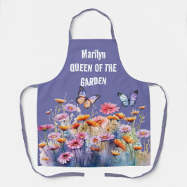 KÖNIGIN DER GARTENMüttertagsgeschenk Schürze
