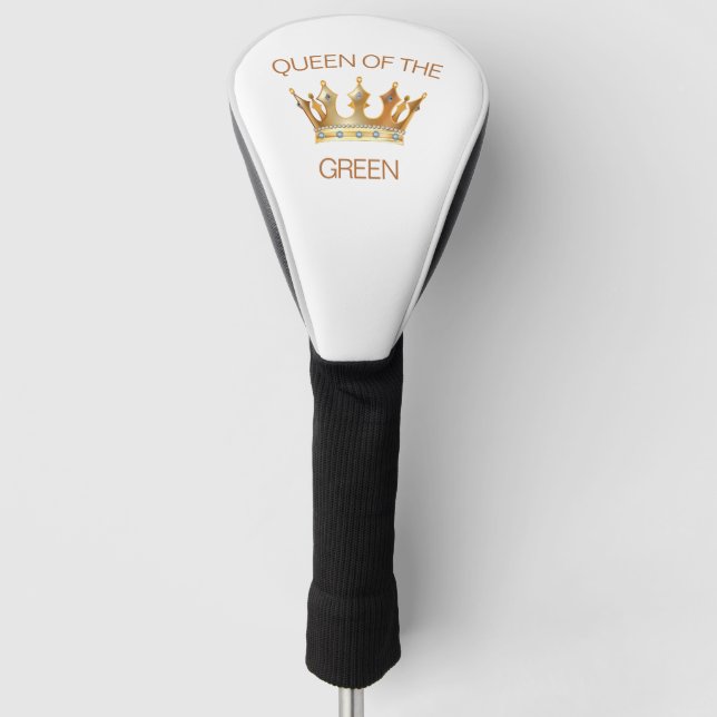 Königin der grünen Fahrer Cover Golf Head Cover Golf Headcover (Vorderseite)